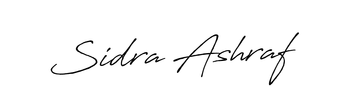 Also we have Sidra Ashraf name is the best signature style. Create professional handwritten signature collection using Antro_Vectra_Bolder autograph style. Sidra Ashraf signature style 7 images and pictures png