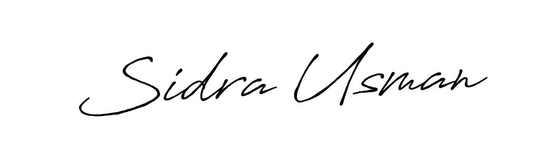 You should practise on your own different ways (Antro_Vectra_Bolder) to write your name (Sidra Usman) in signature. don't let someone else do it for you. Sidra Usman signature style 7 images and pictures png
