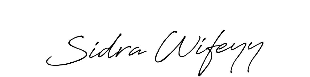 if you are searching for the best signature style for your name Sidra Wifeyy. so please give up your signature search. here we have designed multiple signature styles  using Antro_Vectra_Bolder. Sidra Wifeyy signature style 7 images and pictures png