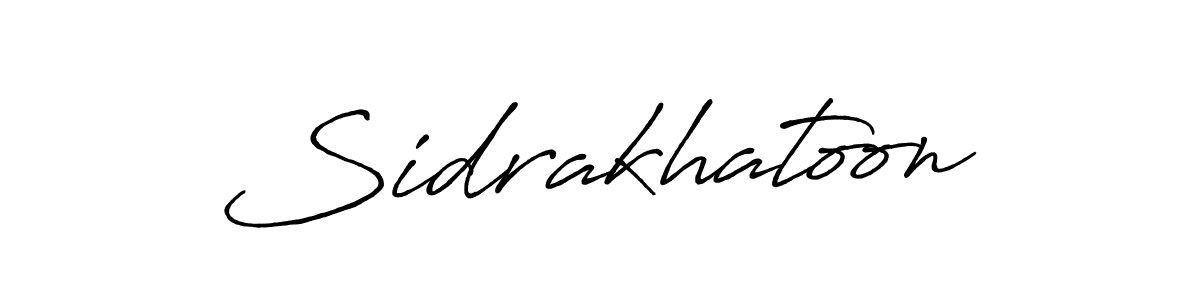 It looks lik you need a new signature style for name Sidrakhatoon. Design unique handwritten (Antro_Vectra_Bolder) signature with our free signature maker in just a few clicks. Sidrakhatoon signature style 7 images and pictures png