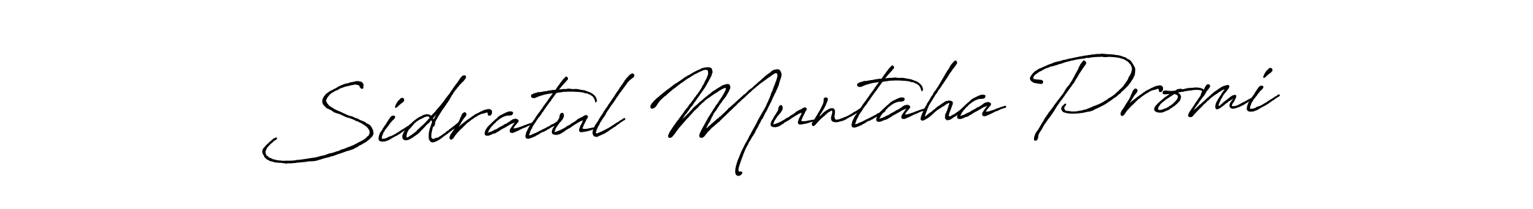 Also we have Sidratul Muntaha Promi name is the best signature style. Create professional handwritten signature collection using Antro_Vectra_Bolder autograph style. Sidratul Muntaha Promi signature style 7 images and pictures png