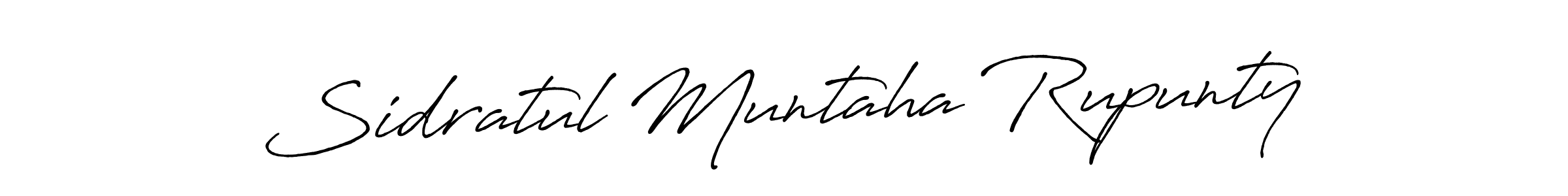 Sidratul Muntaha Rupunty stylish signature style. Best Handwritten Sign (Antro_Vectra_Bolder) for my name. Handwritten Signature Collection Ideas for my name Sidratul Muntaha Rupunty. Sidratul Muntaha Rupunty signature style 7 images and pictures png