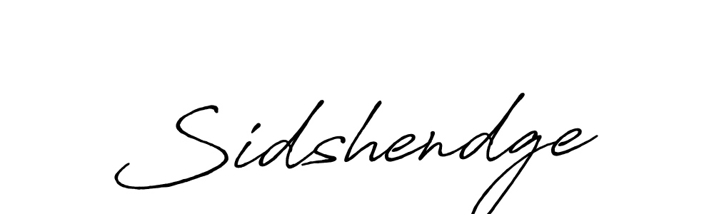 How to make Sidshendge name signature. Use Antro_Vectra_Bolder style for creating short signs online. This is the latest handwritten sign. Sidshendge signature style 7 images and pictures png