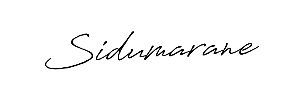 It looks lik you need a new signature style for name Sidumarane. Design unique handwritten (Antro_Vectra_Bolder) signature with our free signature maker in just a few clicks. Sidumarane signature style 7 images and pictures png