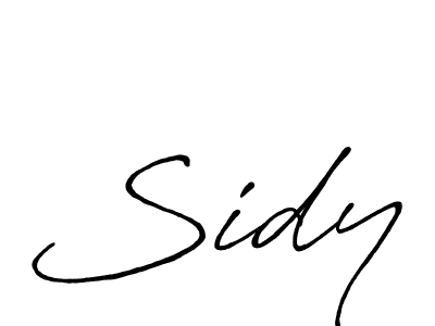 Best and Professional Signature Style for Sidy. Antro_Vectra_Bolder Best Signature Style Collection. Sidy signature style 7 images and pictures png