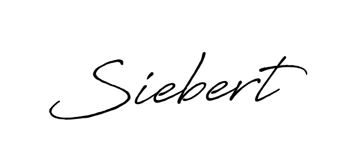 Design your own signature with our free online signature maker. With this signature software, you can create a handwritten (Antro_Vectra_Bolder) signature for name Siebert. Siebert signature style 7 images and pictures png