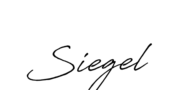 Design your own signature with our free online signature maker. With this signature software, you can create a handwritten (Antro_Vectra_Bolder) signature for name Siegel. Siegel signature style 7 images and pictures png