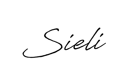 Use a signature maker to create a handwritten signature online. With this signature software, you can design (Antro_Vectra_Bolder) your own signature for name Sieli. Sieli signature style 7 images and pictures png