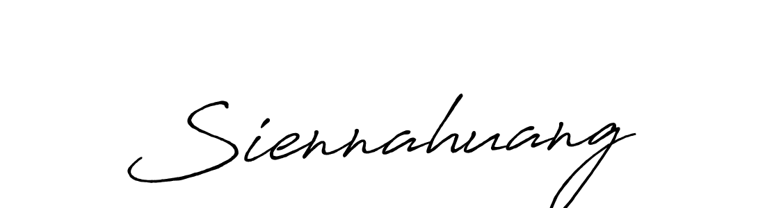 Use a signature maker to create a handwritten signature online. With this signature software, you can design (Antro_Vectra_Bolder) your own signature for name Siennahuang. Siennahuang signature style 7 images and pictures png