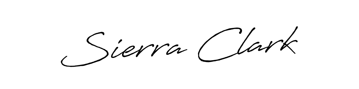 Antro_Vectra_Bolder is a professional signature style that is perfect for those who want to add a touch of class to their signature. It is also a great choice for those who want to make their signature more unique. Get Sierra Clark name to fancy signature for free. Sierra Clark signature style 7 images and pictures png