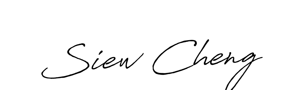 How to make Siew Cheng name signature. Use Antro_Vectra_Bolder style for creating short signs online. This is the latest handwritten sign. Siew Cheng signature style 7 images and pictures png
