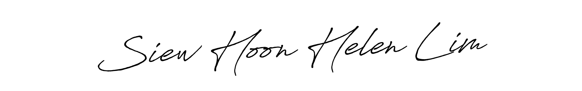 Antro_Vectra_Bolder is a professional signature style that is perfect for those who want to add a touch of class to their signature. It is also a great choice for those who want to make their signature more unique. Get Siew Hoon Helen Lim name to fancy signature for free. Siew Hoon Helen Lim signature style 7 images and pictures png