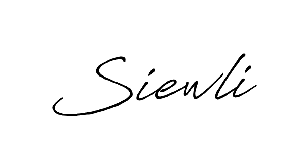 Once you've used our free online signature maker to create your best signature Antro_Vectra_Bolder style, it's time to enjoy all of the benefits that Siewli name signing documents. Siewli signature style 7 images and pictures png