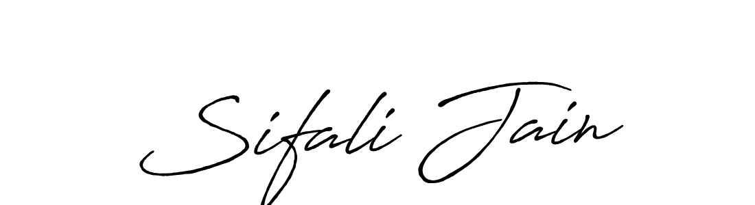 Make a short Sifali Jain signature style. Manage your documents anywhere anytime using Antro_Vectra_Bolder. Create and add eSignatures, submit forms, share and send files easily. Sifali Jain signature style 7 images and pictures png