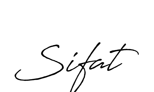 How to make Sifat signature? Antro_Vectra_Bolder is a professional autograph style. Create handwritten signature for Sifat name. Sifat signature style 7 images and pictures png