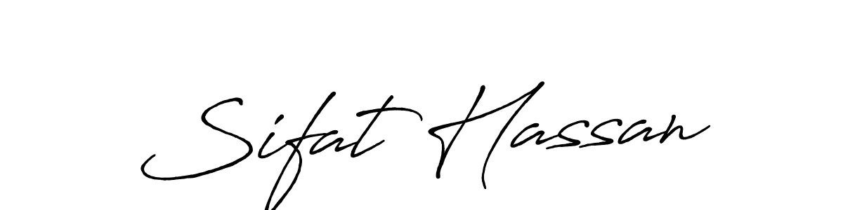 The best way (Antro_Vectra_Bolder) to make a short signature is to pick only two or three words in your name. The name Sifat Hassan include a total of six letters. For converting this name. Sifat Hassan signature style 7 images and pictures png