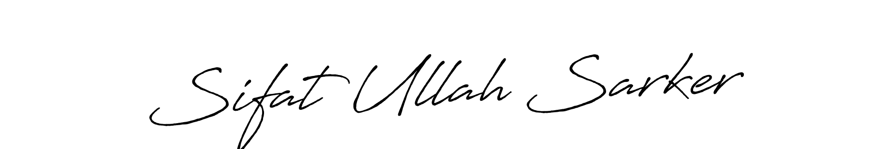 Make a beautiful signature design for name Sifat Ullah Sarker. With this signature (Antro_Vectra_Bolder) style, you can create a handwritten signature for free. Sifat Ullah Sarker signature style 7 images and pictures png