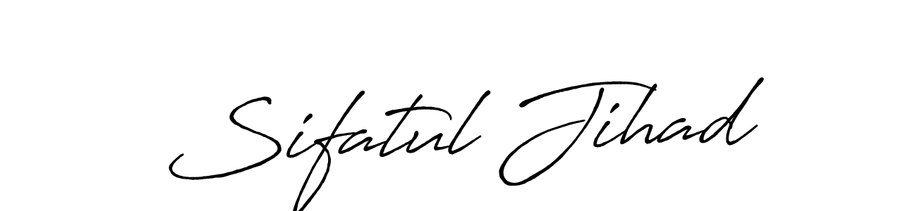Antro_Vectra_Bolder is a professional signature style that is perfect for those who want to add a touch of class to their signature. It is also a great choice for those who want to make their signature more unique. Get Sifatul Jihad name to fancy signature for free. Sifatul Jihad signature style 7 images and pictures png