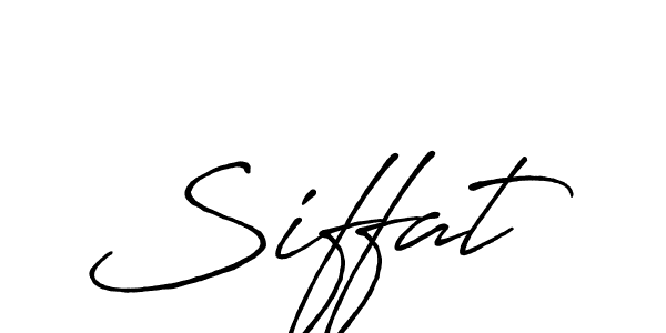 Siffat stylish signature style. Best Handwritten Sign (Antro_Vectra_Bolder) for my name. Handwritten Signature Collection Ideas for my name Siffat. Siffat signature style 7 images and pictures png