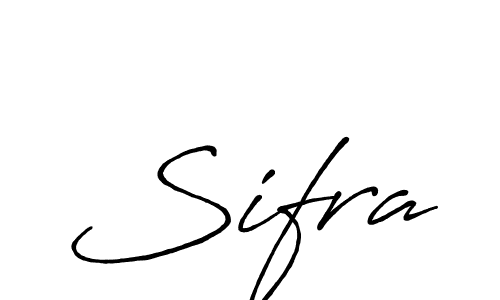 How to make Sifra signature? Antro_Vectra_Bolder is a professional autograph style. Create handwritten signature for Sifra name. Sifra signature style 7 images and pictures png