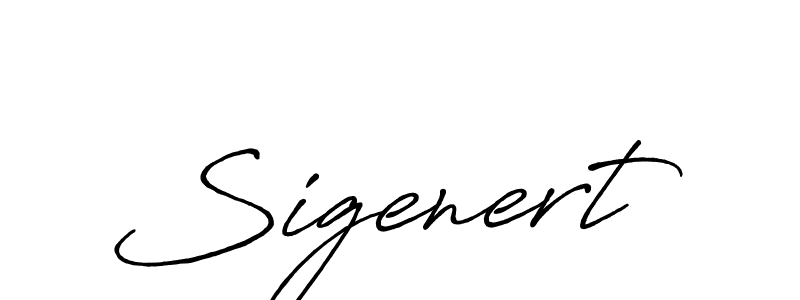 How to make Sigenert signature? Antro_Vectra_Bolder is a professional autograph style. Create handwritten signature for Sigenert name. Sigenert signature style 7 images and pictures png