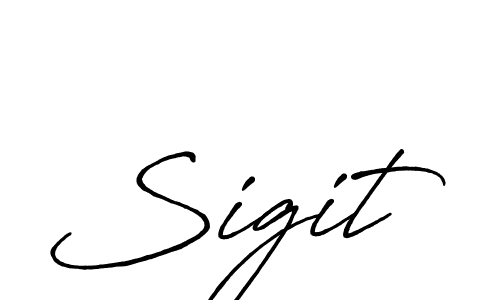 The best way (Antro_Vectra_Bolder) to make a short signature is to pick only two or three words in your name. The name Sigit include a total of six letters. For converting this name. Sigit signature style 7 images and pictures png