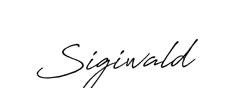 Sigiwald stylish signature style. Best Handwritten Sign (Antro_Vectra_Bolder) for my name. Handwritten Signature Collection Ideas for my name Sigiwald. Sigiwald signature style 7 images and pictures png