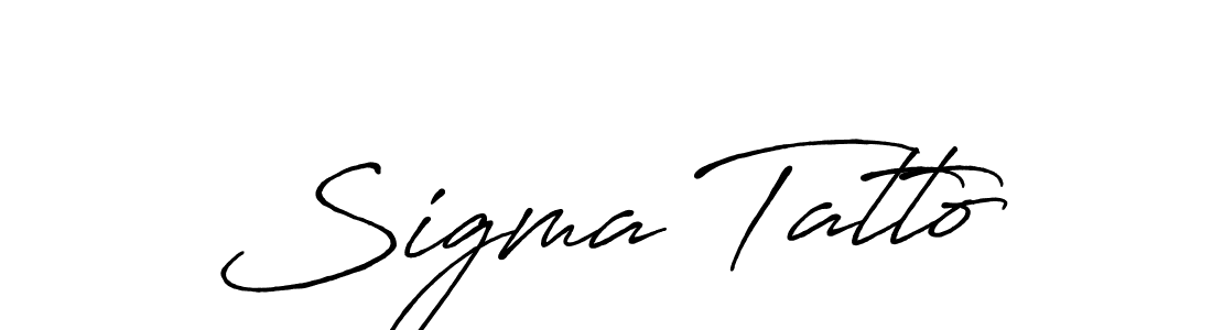 How to Draw Sigma Tatto signature style? Antro_Vectra_Bolder is a latest design signature styles for name Sigma Tatto. Sigma Tatto signature style 7 images and pictures png