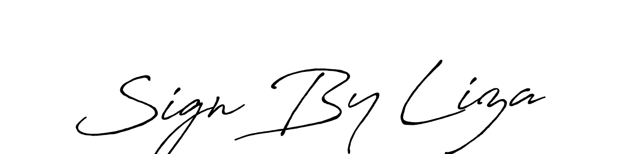 See photos of Sign By Liza official signature by Spectra . Check more albums & portfolios. Read reviews & check more about Antro_Vectra_Bolder font. Sign By Liza signature style 7 images and pictures png