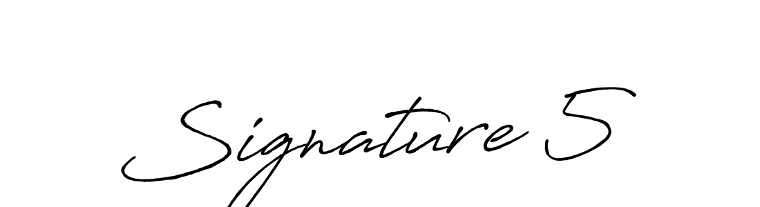 if you are searching for the best signature style for your name Signature 5. so please give up your signature search. here we have designed multiple signature styles  using Antro_Vectra_Bolder. Signature 5 signature style 7 images and pictures png