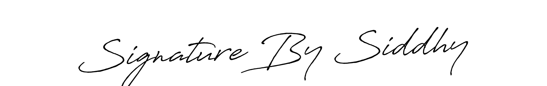 Make a beautiful signature design for name Signature By Siddhy. With this signature (Antro_Vectra_Bolder) style, you can create a handwritten signature for free. Signature By Siddhy signature style 7 images and pictures png