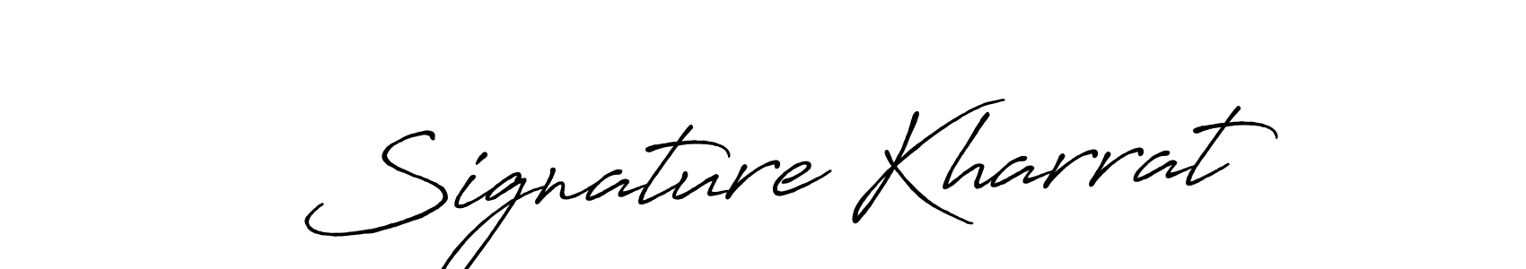 Design your own signature with our free online signature maker. With this signature software, you can create a handwritten (Antro_Vectra_Bolder) signature for name Signature Kharrat. Signature Kharrat signature style 7 images and pictures png