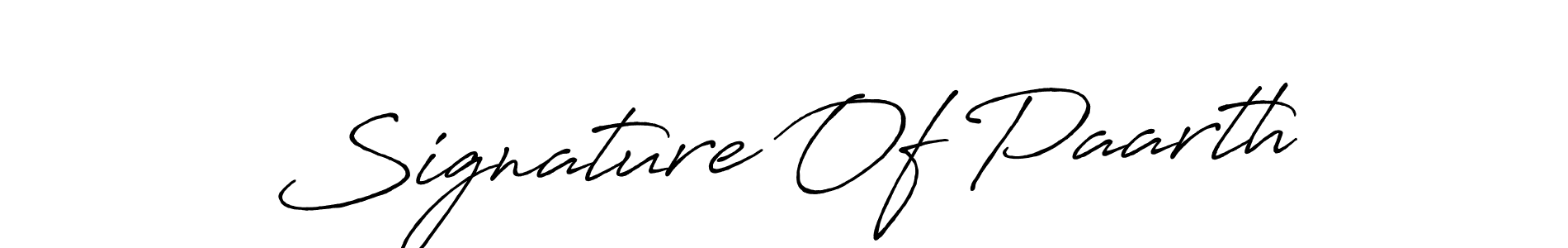 Use a signature maker to create a handwritten signature online. With this signature software, you can design (Antro_Vectra_Bolder) your own signature for name Signature Of Paarth. Signature Of Paarth signature style 7 images and pictures png