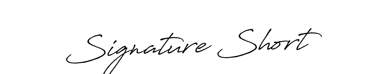 This is the best signature style for the Signature Short name. Also you like these signature font (Antro_Vectra_Bolder). Mix name signature. Signature Short signature style 7 images and pictures png