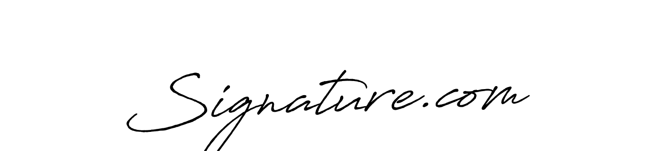 Make a beautiful signature design for name Signature.com. With this signature (Antro_Vectra_Bolder) style, you can create a handwritten signature for free. Signature.com signature style 7 images and pictures png