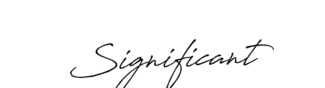 Best and Professional Signature Style for Significant. Antro_Vectra_Bolder Best Signature Style Collection. Significant signature style 7 images and pictures png