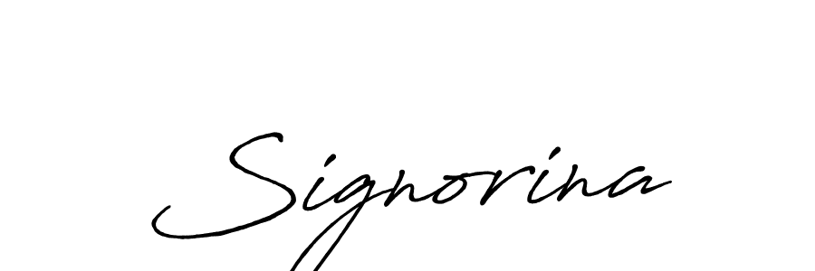 Antro_Vectra_Bolder is a professional signature style that is perfect for those who want to add a touch of class to their signature. It is also a great choice for those who want to make their signature more unique. Get Signorina name to fancy signature for free. Signorina signature style 7 images and pictures png