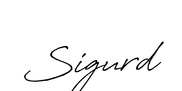 How to make Sigurd name signature. Use Antro_Vectra_Bolder style for creating short signs online. This is the latest handwritten sign. Sigurd signature style 7 images and pictures png