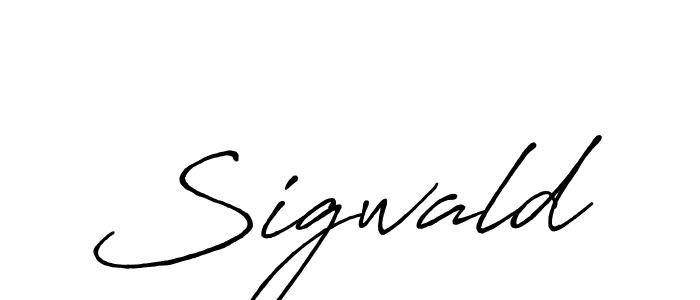 Sigwald stylish signature style. Best Handwritten Sign (Antro_Vectra_Bolder) for my name. Handwritten Signature Collection Ideas for my name Sigwald. Sigwald signature style 7 images and pictures png