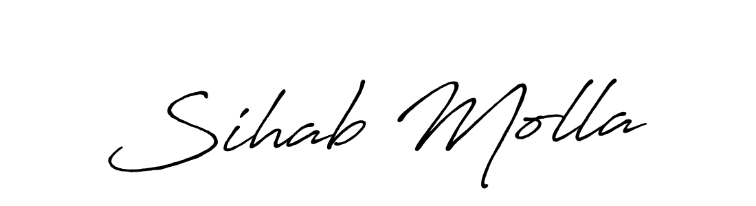 How to Draw Sihab Molla signature style? Antro_Vectra_Bolder is a latest design signature styles for name Sihab Molla. Sihab Molla signature style 7 images and pictures png