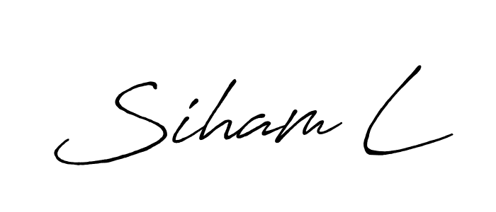 You can use this online signature creator to create a handwritten signature for the name Siham L. This is the best online autograph maker. Siham L signature style 7 images and pictures png