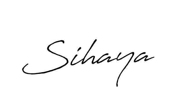 if you are searching for the best signature style for your name Sihaya. so please give up your signature search. here we have designed multiple signature styles  using Antro_Vectra_Bolder. Sihaya signature style 7 images and pictures png