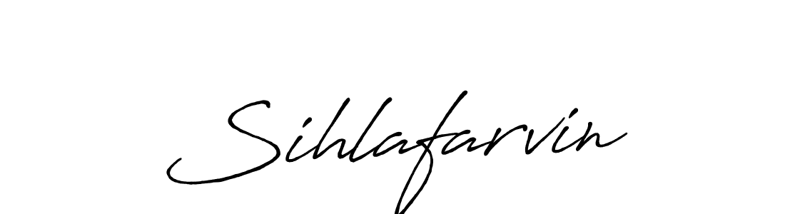 Once you've used our free online signature maker to create your best signature Antro_Vectra_Bolder style, it's time to enjoy all of the benefits that Sihlafarvin name signing documents. Sihlafarvin signature style 7 images and pictures png