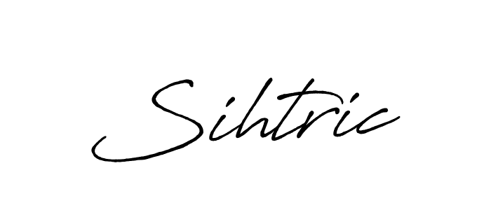 Design your own signature with our free online signature maker. With this signature software, you can create a handwritten (Antro_Vectra_Bolder) signature for name Sihtric. Sihtric signature style 7 images and pictures png