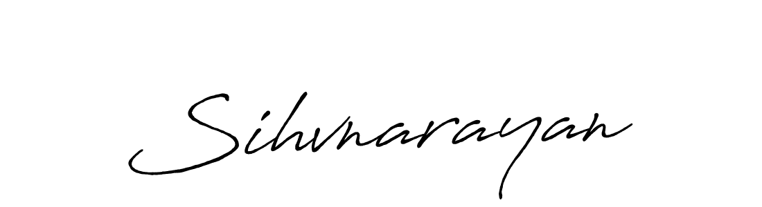 Antro_Vectra_Bolder is a professional signature style that is perfect for those who want to add a touch of class to their signature. It is also a great choice for those who want to make their signature more unique. Get Sihvnarayan name to fancy signature for free. Sihvnarayan signature style 7 images and pictures png