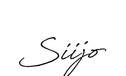 Siijo stylish signature style. Best Handwritten Sign (Antro_Vectra_Bolder) for my name. Handwritten Signature Collection Ideas for my name Siijo. Siijo signature style 7 images and pictures png