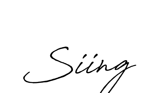 You should practise on your own different ways (Antro_Vectra_Bolder) to write your name (Siing) in signature. don't let someone else do it for you. Siing signature style 7 images and pictures png