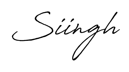 Upgrade your professional image with Siingh signature created with Antro_Vectra_Bolder font. Fast, free, and watermark-free download. Siingh signature style 7 images and pictures png