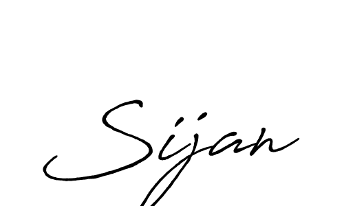 How to make Sijan name signature. Use Antro_Vectra_Bolder style for creating short signs online. This is the latest handwritten sign. Sijan signature style 7 images and pictures png