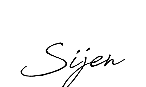 The best way (Antro_Vectra_Bolder) to make a short signature is to pick only two or three words in your name. The name Sijen include a total of six letters. For converting this name. Sijen signature style 7 images and pictures png